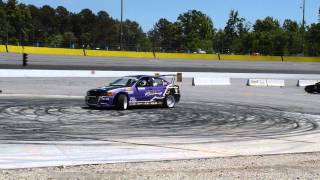 Formula D driver Chelsea DeNofa burnouts in drift car HD