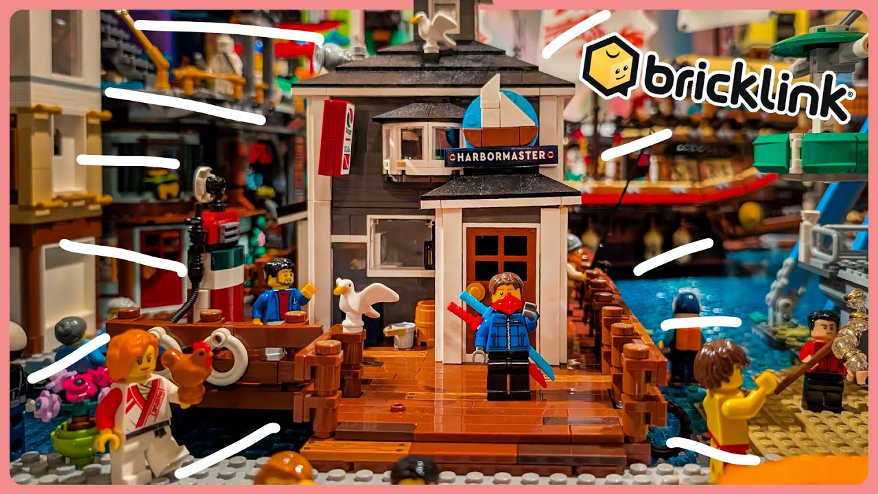 Putting the Harbormaster’s Office in my LEGO City! \\ Bricklink Designer Program