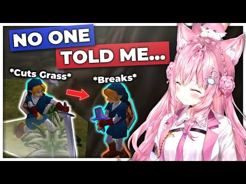 Koyori’s Reaction When Her New Sword Suddenly Breaks is Too Funny【Hololive】