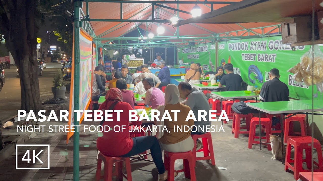 JALAN MALAM MINGGU ▪︎ STREET FOOD SEKITAR PASAR TEBET BARAT ▪︎ JAJANAN MALAM JAKARTA