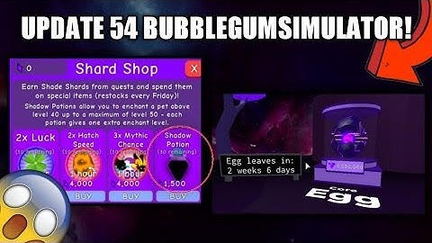NEW* BUBBLE GUM SIMULATOR UPDATE 54! NEW PORTAL!