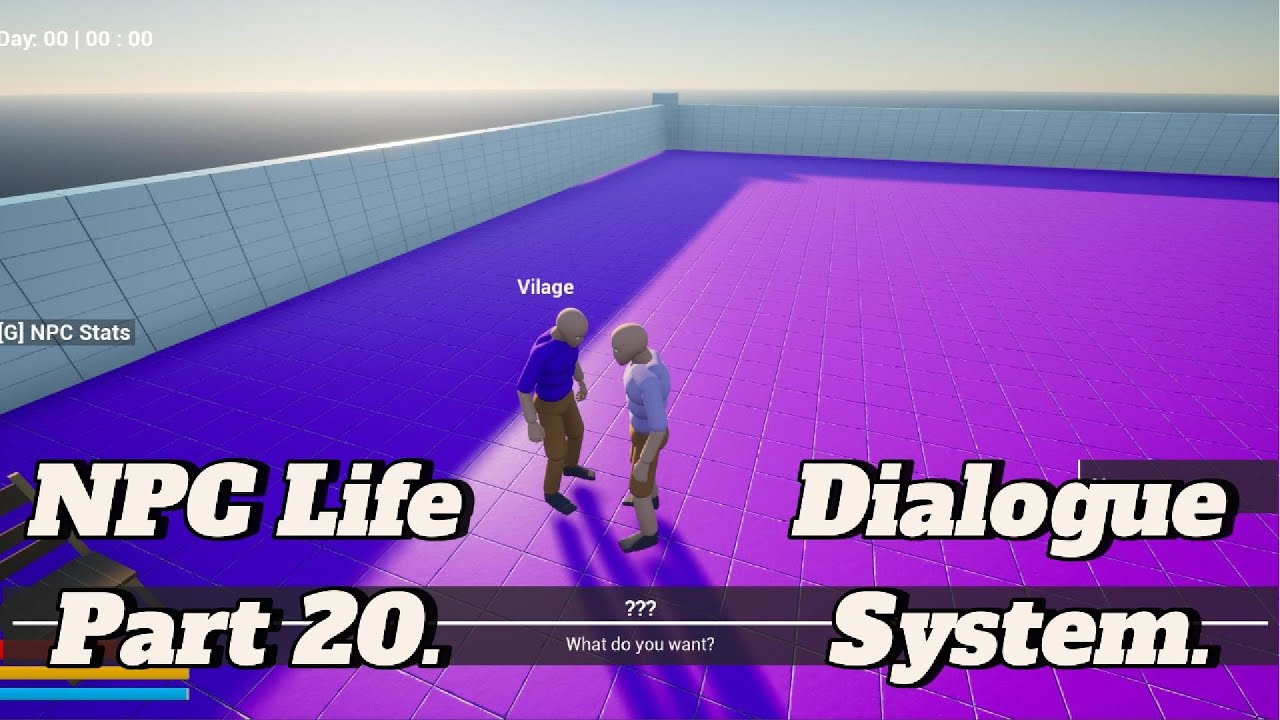 Npc Dialog Tutorial NPC Life Tutorial Part 20 (Dialogue System) #ai #unrealengine # ...