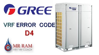 GREE VRF ERROR CODE D4 [ ENGLISH ]