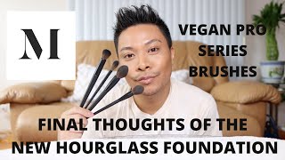 *NEW* Morphe Vegan Pro Series Brushes & Final Thoughts of the New Hourglass Soft Glow Foundation