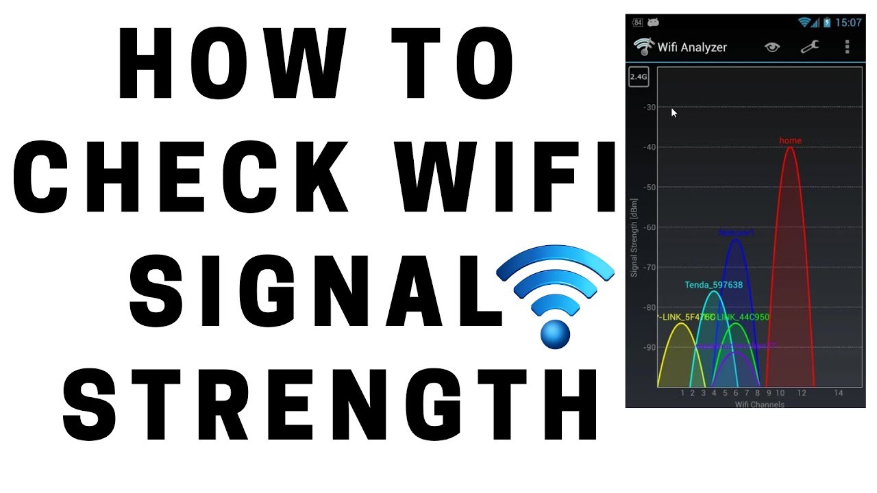 to Check WiFi Signal Strength - YouTube