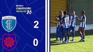 CARIOCA SÉRIE A2 - TAÇA SANTOS DUMOUNT - 9ª RODADA - SÃO GONÇALO 2X0 BONSUCESSO