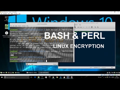 Super Simple Bash & Perl Encryption And Decryption For Linux