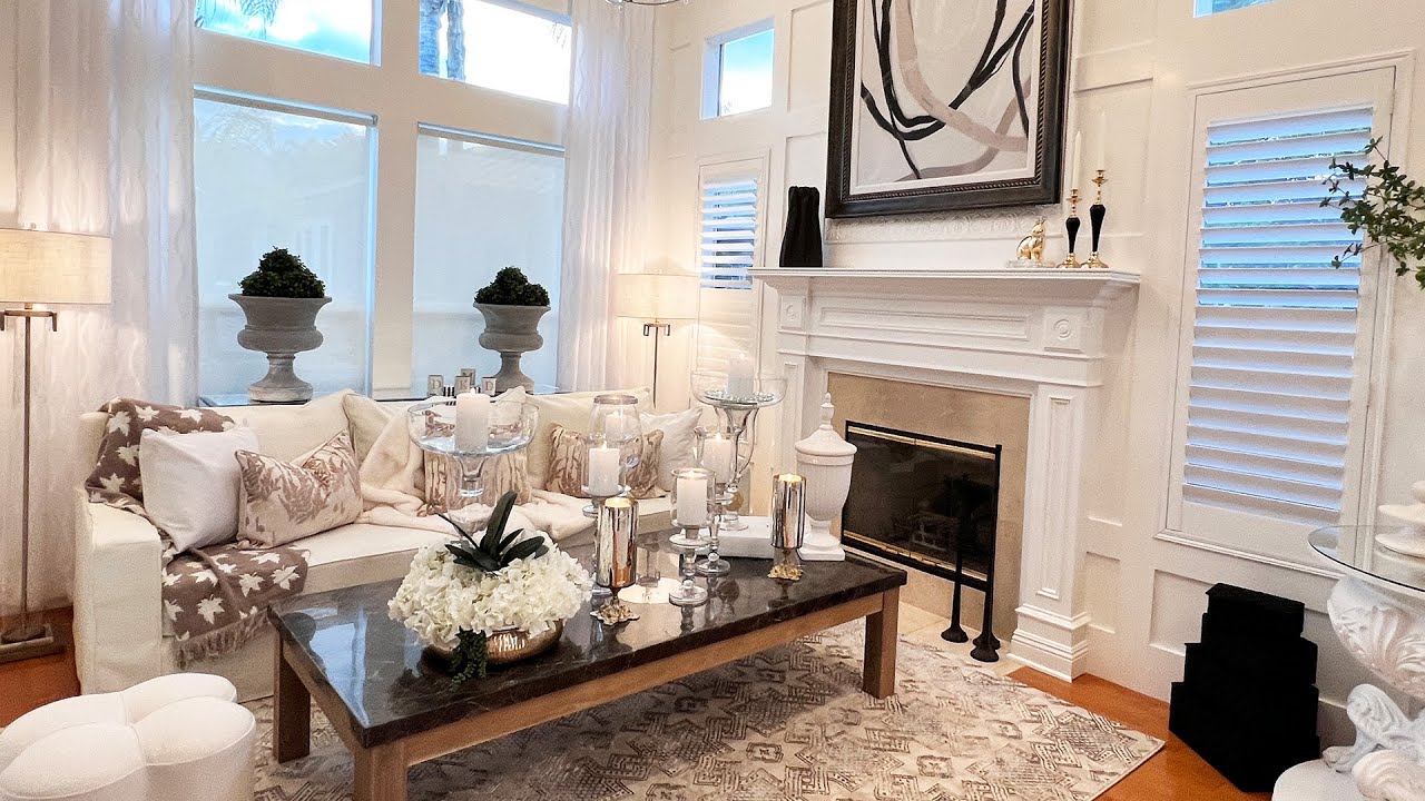 INTERIOR DESIGN I LIVING ROOM MAKEOVER I EXTREME BEFORE & AFTER I ...