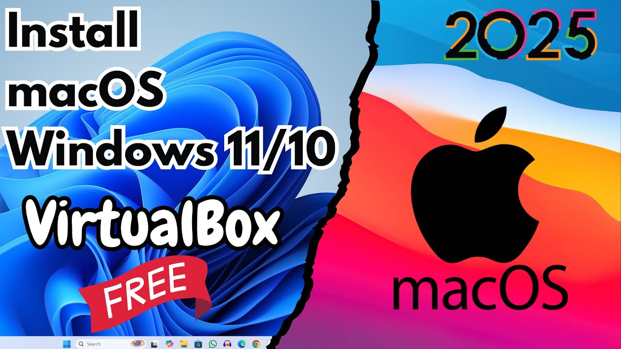 Install macOS in VirtualBox on Windows PC | 2025 - YouTube