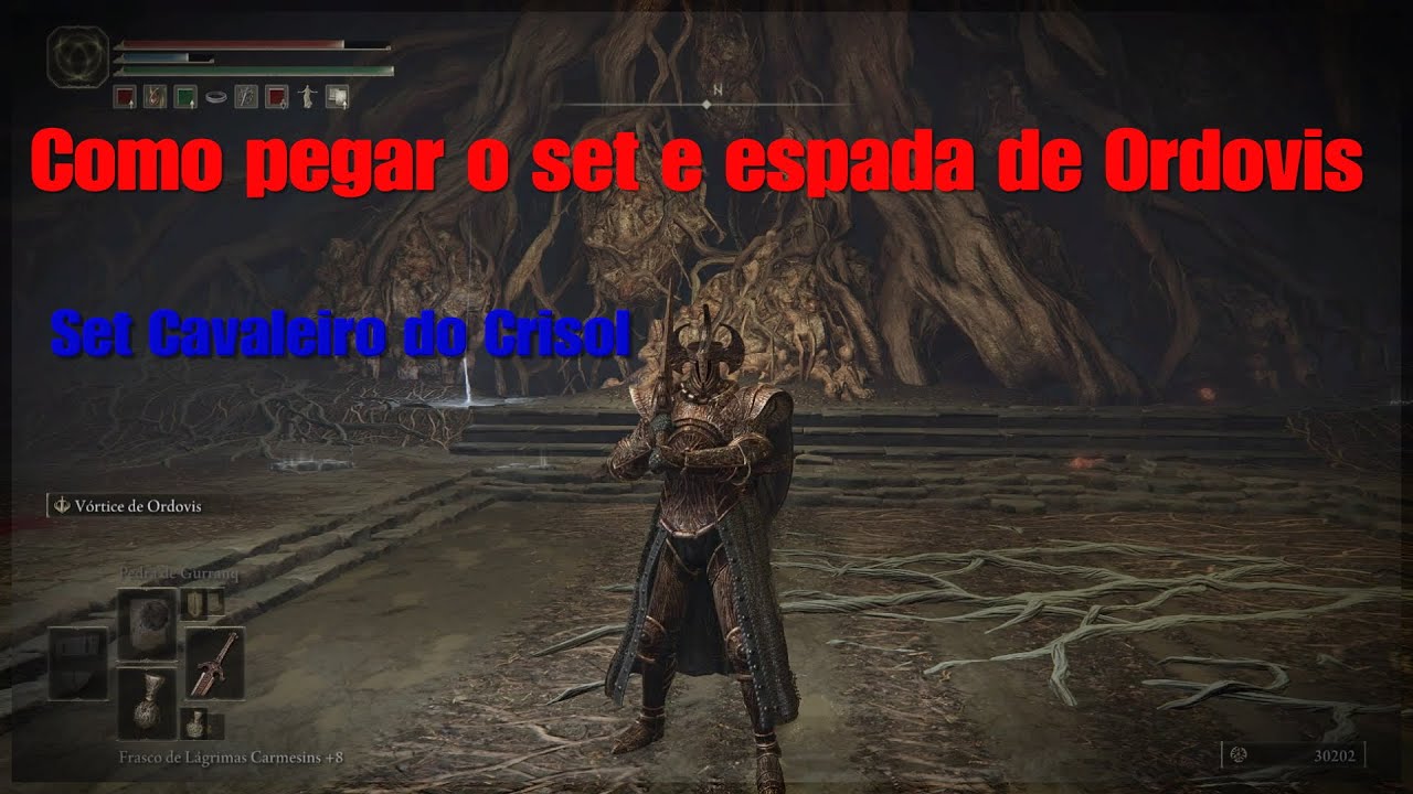 Como pegar o set e a espada de Ordovis - Cavaleiro do Crisol