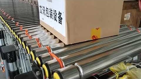 O-ring type motorized telescopic roller conveyor
