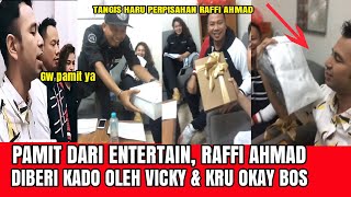 Syuting Terakhir, Raffi Ahmad Diberi Kado Oleh Vicky Prasetyo & Kru Okay Bos