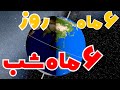 چرا در کشور های نزدیک قطب 6 ماه روز و 6 ماه شب هست  