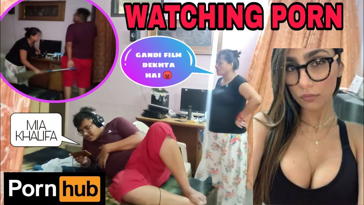 WATCHING PORN INFRONT OF MOM || PRANK GONE WRONG || BHAUT MARA ðŸ˜­ðŸ˜­ -  YouTube