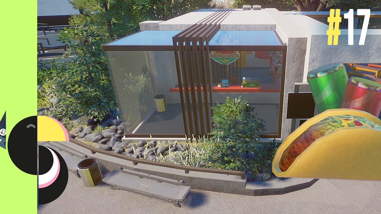 Modern Semi-Outdoor Food-Court 🥤🍕 | Speedbuild | Planet Zoo