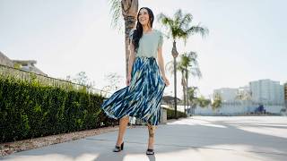 LuLaRoe Jennifer Flared Midi Skirt