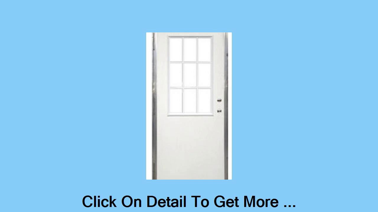 32" x 72" Kinro OutSwing Exterior Door With 9 Lite Window 32" x 72" Kinro OutSwing Exterior Door With 9 Lite Window