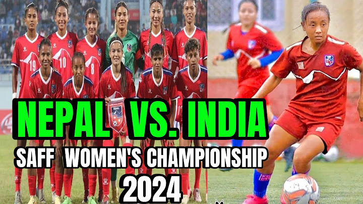 SAFF Women’s Championship / Nepal 🇳🇵 Vs India 🇮🇳 Semi Final 1-1 ⚽️⚽️: Goals 2024 / Rangasal Nepal
