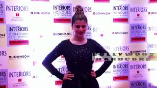 Kainaat Arora Looking Hotin Black Dress At Red Carpet