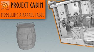 Houdini 19 DM | 09.Modelling a Barrel Table