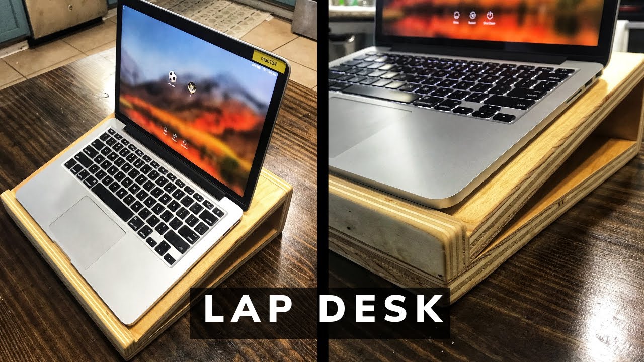 How I made a Lap Desk with Wood Scraps // Woodworking YouTube