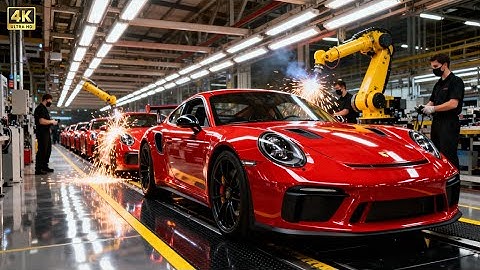 Inside the Porsche Production Line: From Metal Frames to Luxury Sport Cars (Full Process)