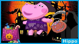 Halloween Candy Hunter Hippo Kids Games Hippo Peppa Halloween