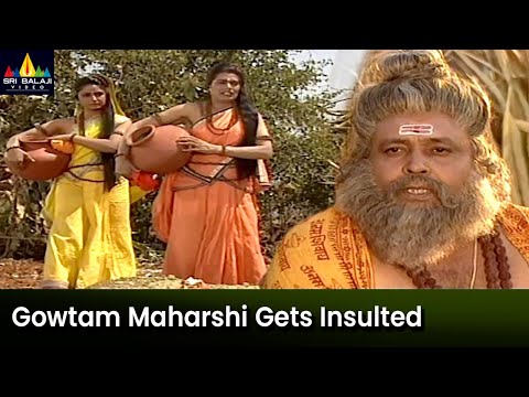 Gowtam Maharshi Gets Insulted by Rishi's Wifes | Episode 134 | Om Namah Shivaya Telugu Serial - SRIBALAJIMOVIES