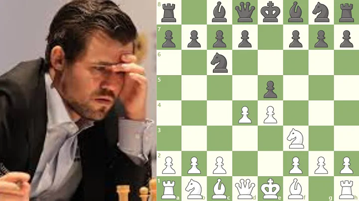 Magnus Carlsen Playing the Scotch Chess Opening!