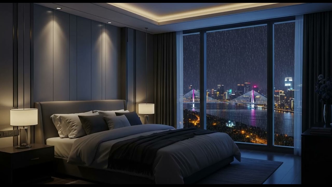 Night Rain Sounds for Sleep 🌧️ | 8 Hours Rain on Window (Fall Asleep Fast Tonight)