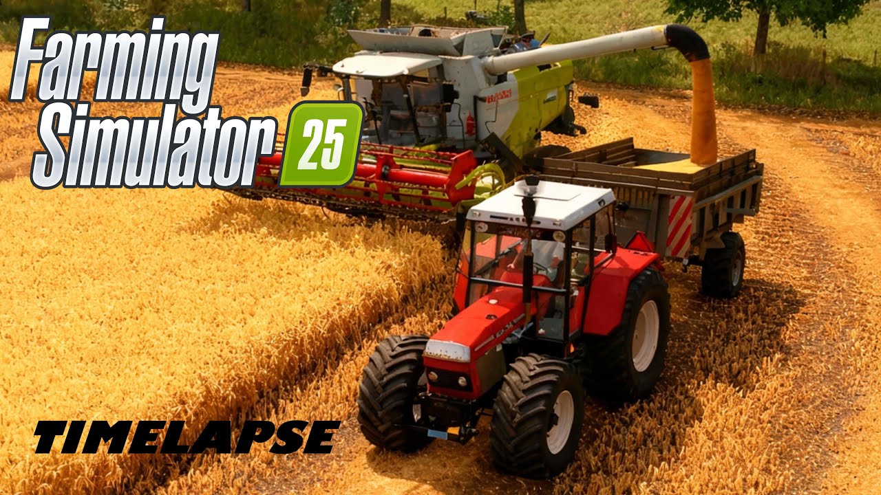 EXTREME sound of ZETOR 16245 TURBO |FS25| harvesting TIMELAPSE