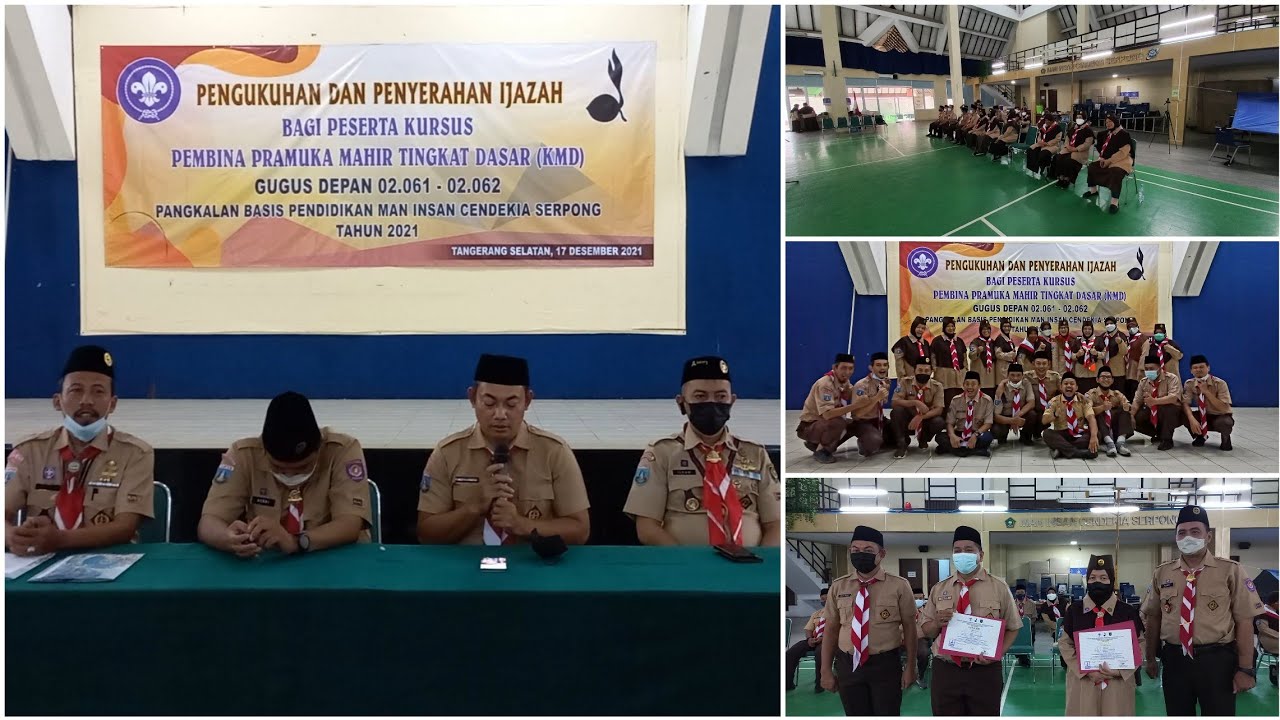 Pengukuhan Pembina Pramuka | Peserta Kursus Mahir Dasar (KMD)