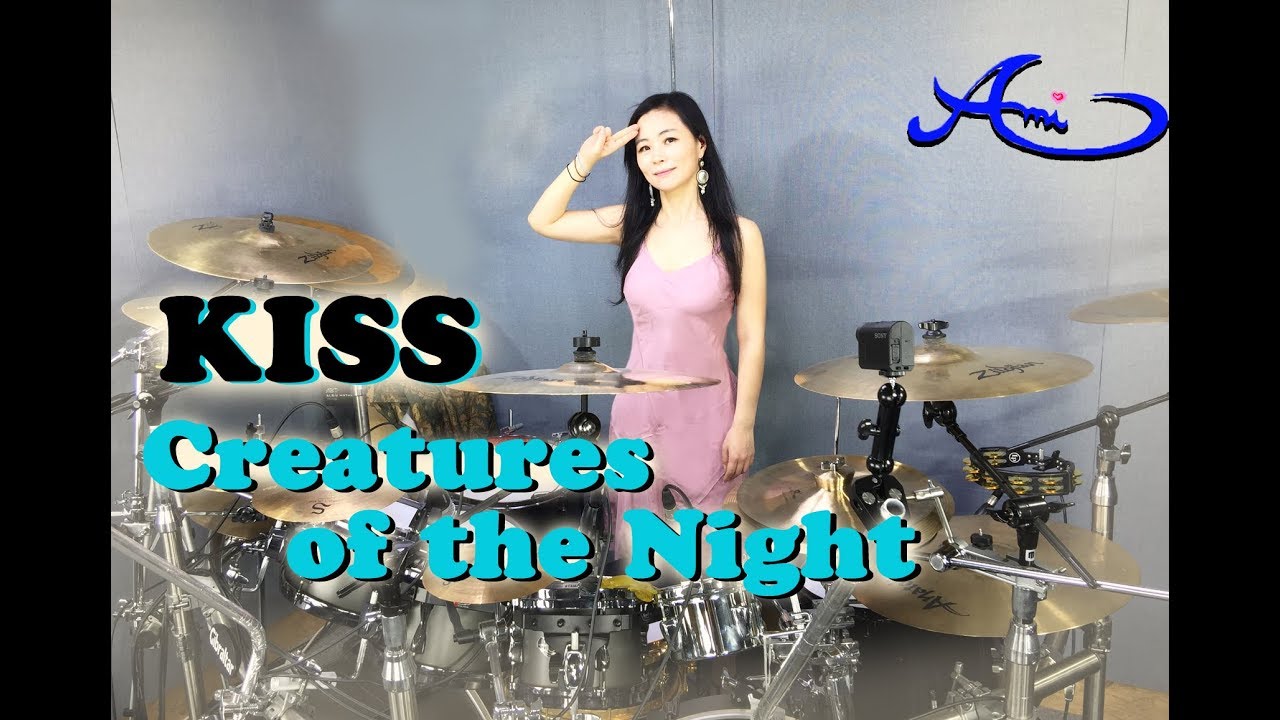 KISS - Creatures of the Night drum cover by Ami Kim (#40)