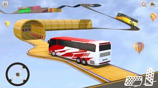 Impossible Game Bus Stunt 3d | Sky Stunt Driving Bus Games | Bus Driving Games Android Gameplay screenshot 5