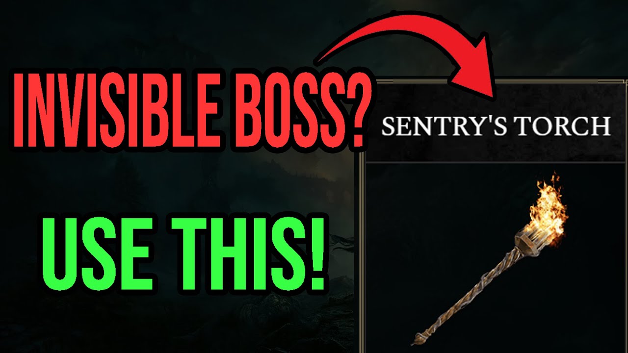 YOU NEED THIS TORCH Elden Ring Invisible Boss YouTube