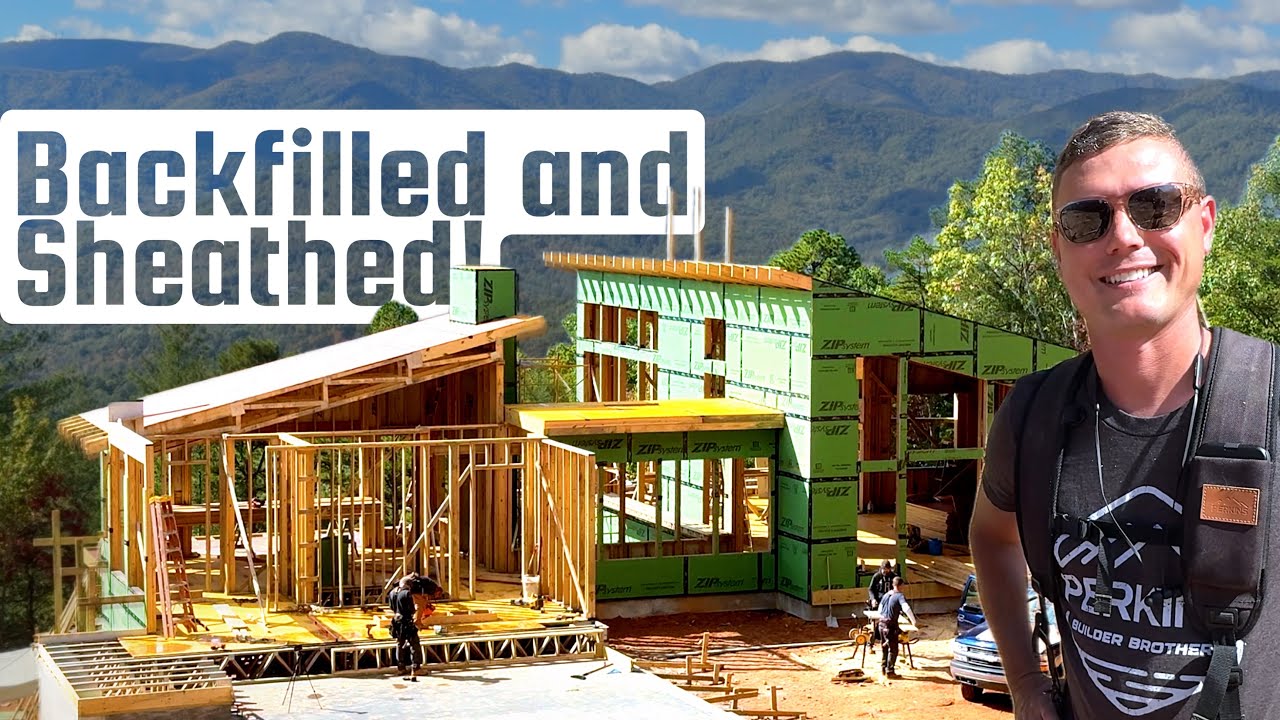Construction of a MEGA sized Modern Home PT 44 - YouTube