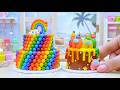 Rainbow Candy and Among Us Cake 🌈 Amazing Miniature Chocolate Dessert Decorating Ideas💖 Mini Cakes