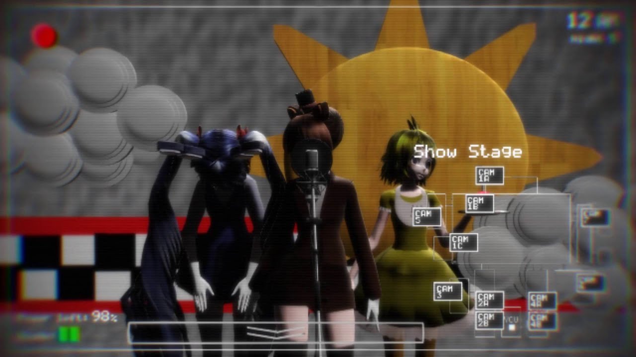 video phone lyrics [ MMD x FNAF ] Five Night Freddy's Song