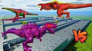 Dinosaurs T Rex Shark Deathrun VS Titanosaur X Godzilla x Spino In all Boss Ark Survival Ascended