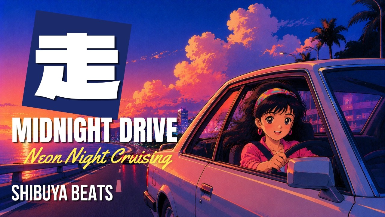 Japanese City Pop 🚗 Midnight Drive | 80s Neon Night Cruising