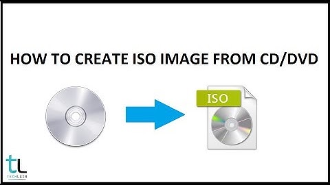 How to create iso image file from CD/DVD