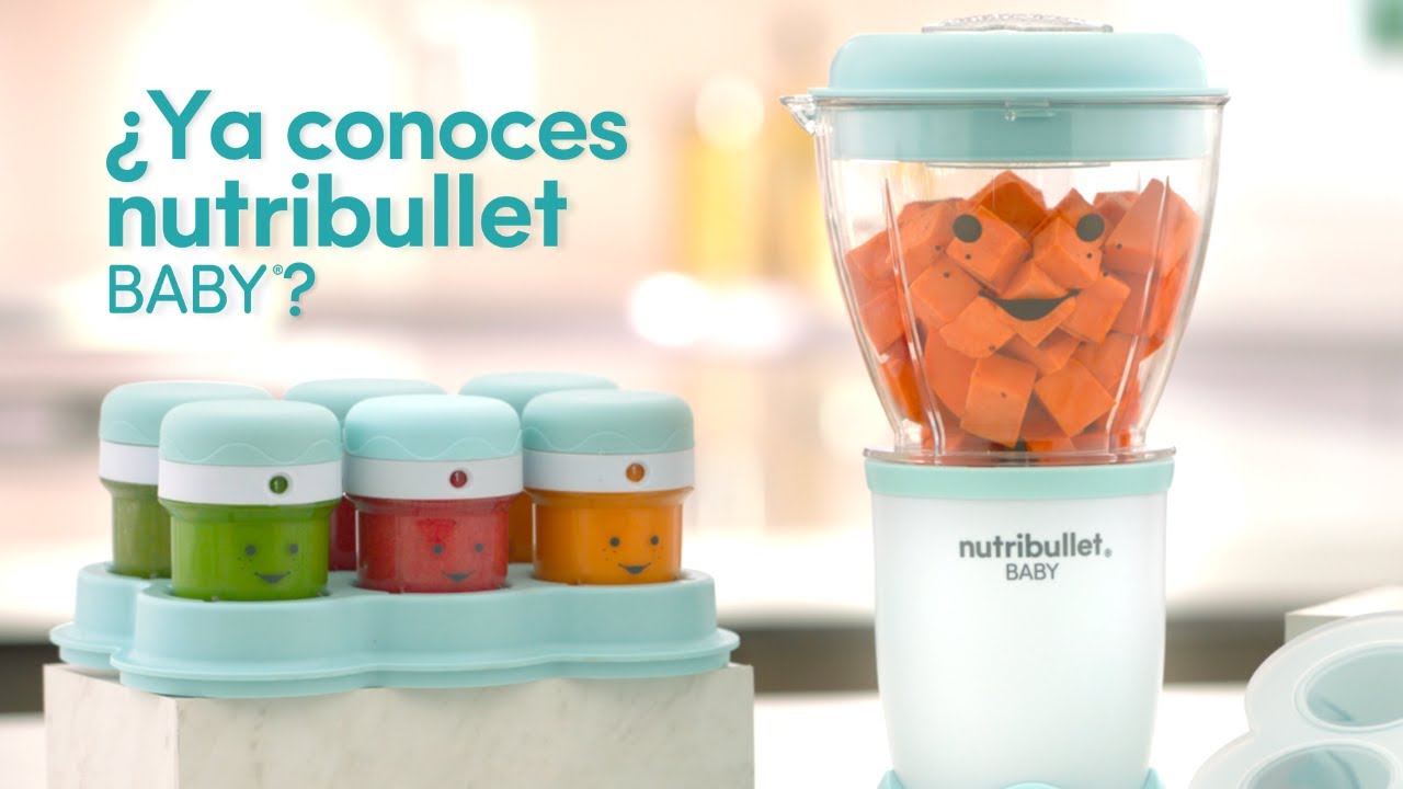 El Nutribullet Baby®️ es una licuadora de comida para bebés 👶🏻 que puede  purificar y almacenar rápidamente alimentos frescos 🥦 y…
