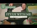 2HR STUDY WITH ME 🌳🐦 at my messy desk in Bavaria | 25-5 Pomodoro | nature sounds & background noise