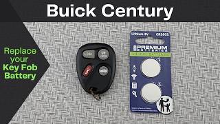 How to DIY Replace or Change a 1997-2000 Buick Century Key Fob Remote Battery Buick Century Key Fob Battery Replacement 1997 2000