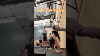 Stalder Press Progress #shorts #parkour #parkourgirl #calisthenics #workoutmotivation