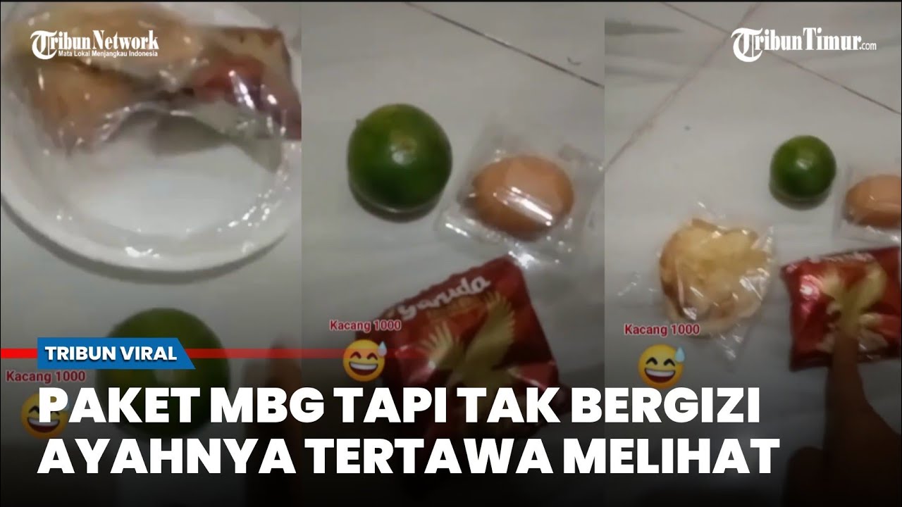 Makan Bergizi Tapi Tak Bergizi, Ayah Siswa di Majene Ketawa Lihat Menu MBG Ramadan