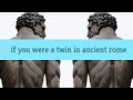 If you were a twin in ancient rome