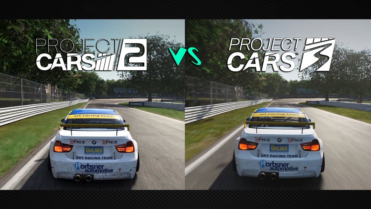 Project Cars 1 vs 2 vs 3 - Graphics and Sound Comparison - PC