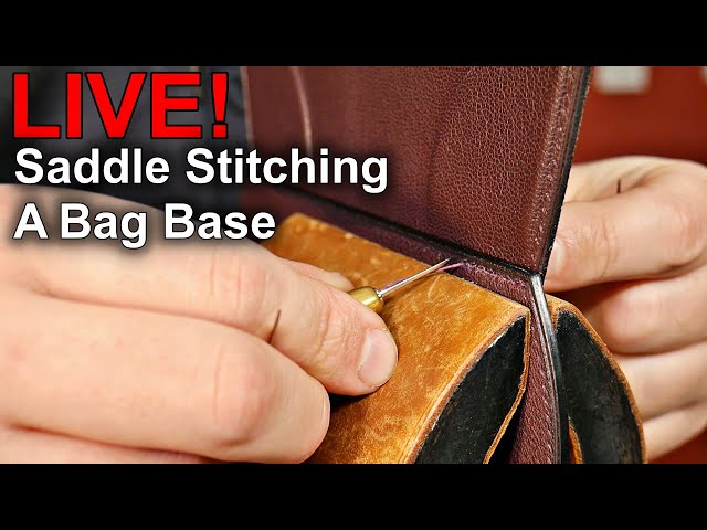 How To Sew Leather By Hand (Saddle Stitching) - Von Baer