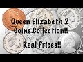 Queen Elizabeth 2 Coin Collection Real Prices!!